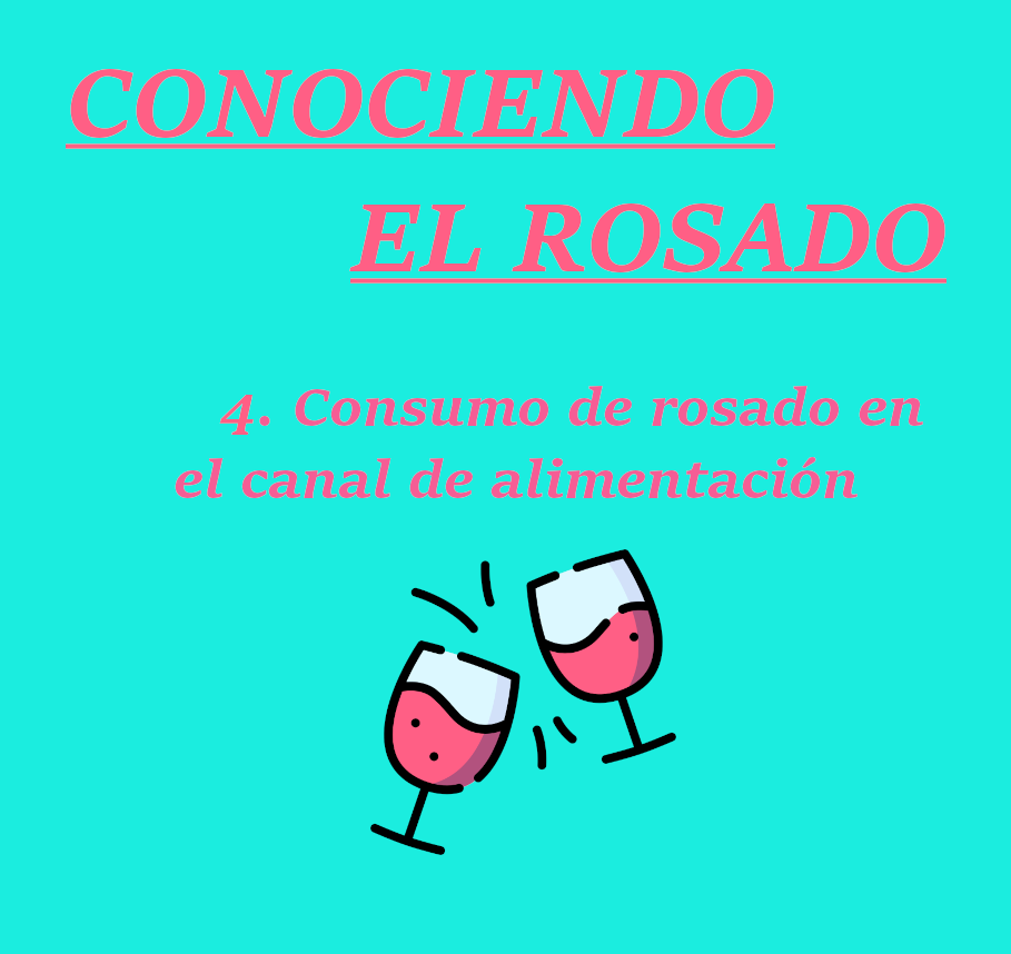 Lee más sobre el artículo Consumo de vino rosado en el canal alimentación